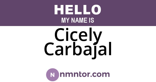 Cicely Carbajal