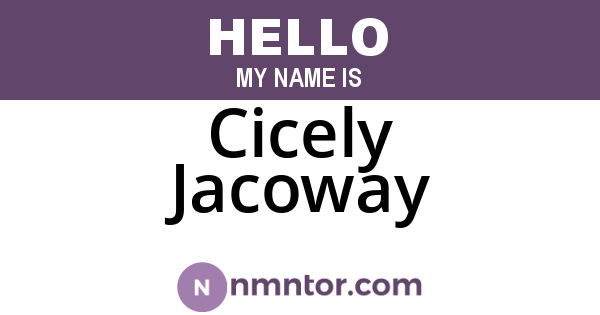 Cicely Jacoway