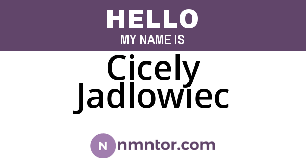 Cicely Jadlowiec