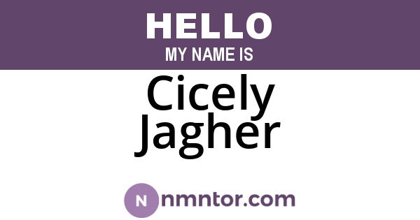 Cicely Jagher