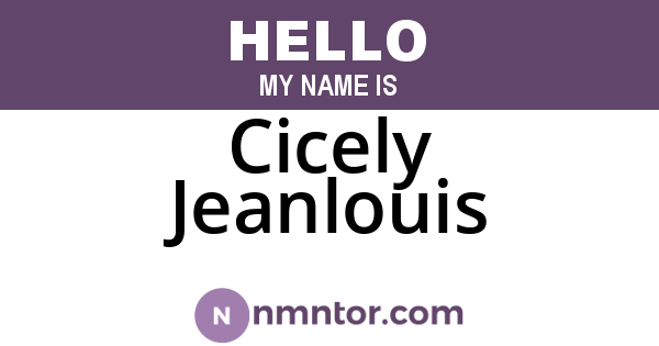 Cicely Jeanlouis