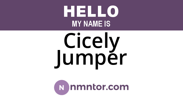 Cicely Jumper