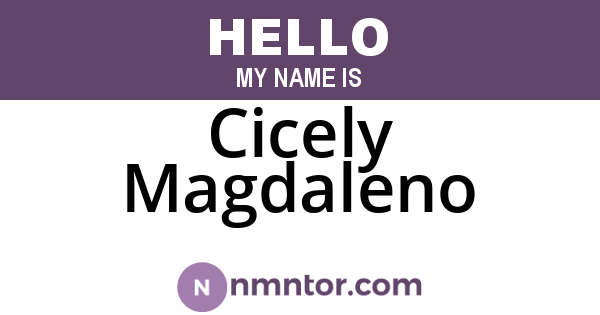 Cicely Magdaleno
