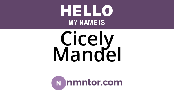 Cicely Mandel