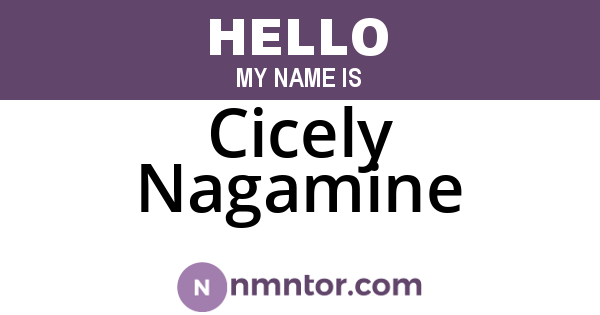 Cicely Nagamine