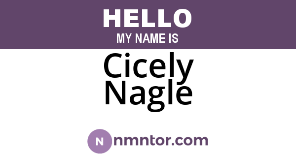 Cicely Nagle