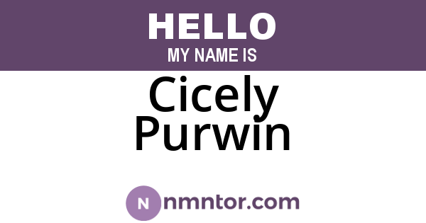 Cicely Purwin