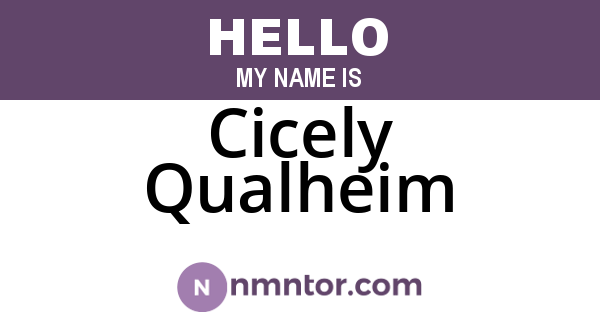Cicely Qualheim