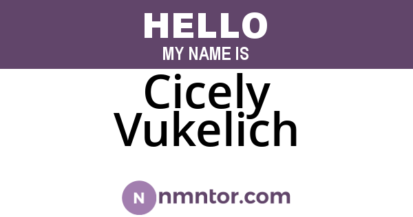 Cicely Vukelich