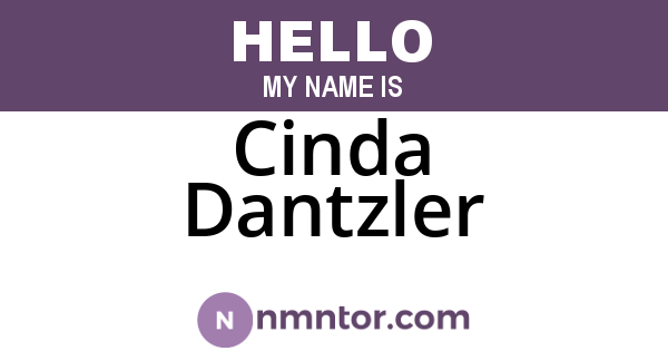 Cinda Dantzler