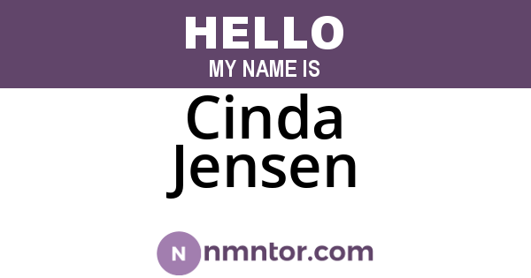 Cinda Jensen