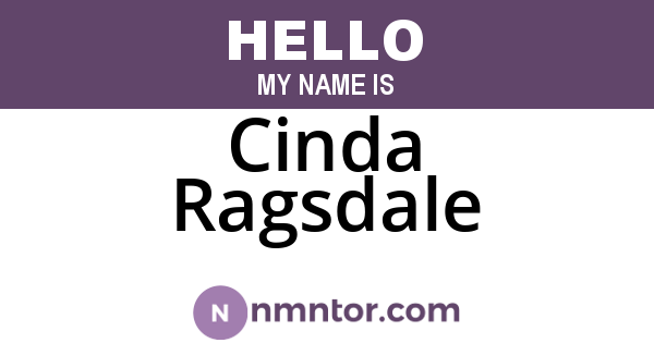 Cinda Ragsdale