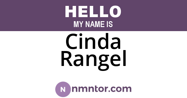 Cinda Rangel