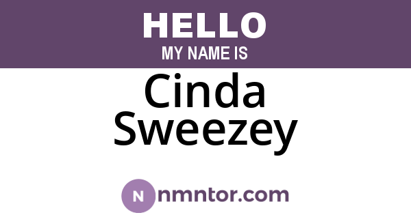 Cinda Sweezey