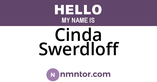 Cinda Swerdloff