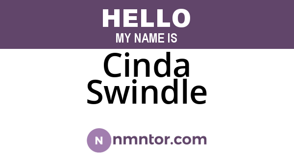 Cinda Swindle