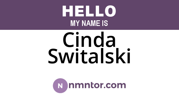 Cinda Switalski
