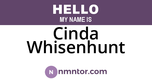 Cinda Whisenhunt