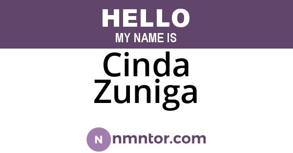 Cinda Zuniga