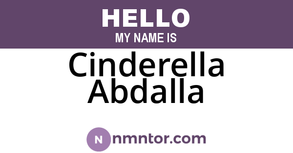 Cinderella Abdalla