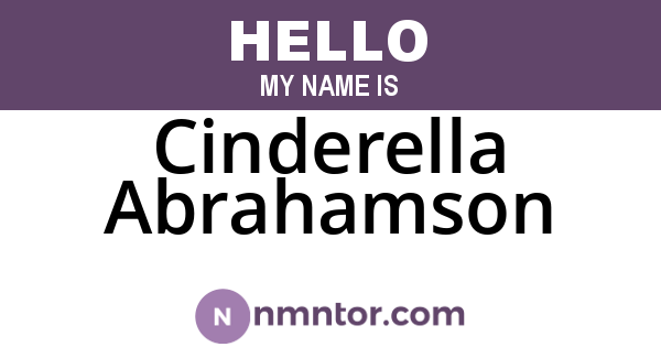 Cinderella Abrahamson