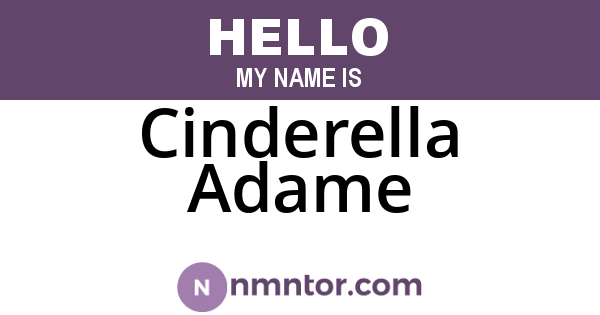Cinderella Adame