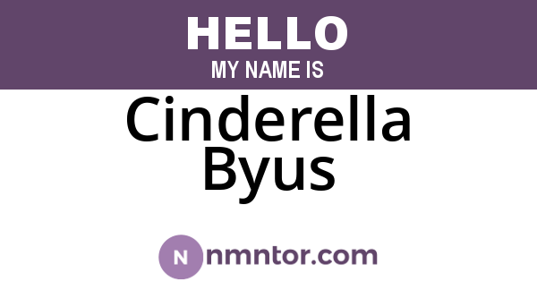 Cinderella Byus