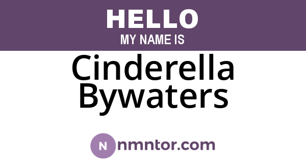 Cinderella Bywaters