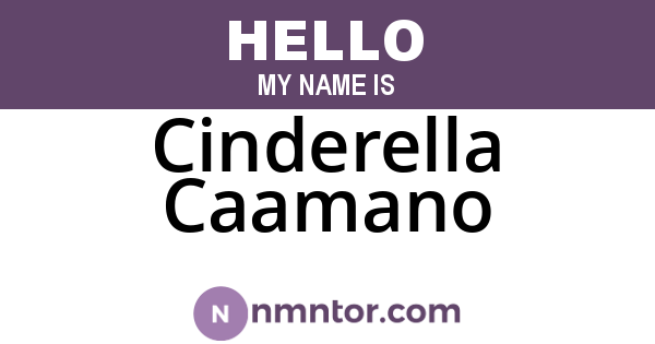 Cinderella Caamano