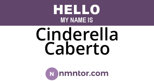 Cinderella Caberto