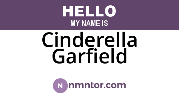 Cinderella Garfield