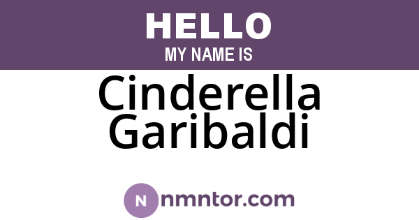 Cinderella Garibaldi