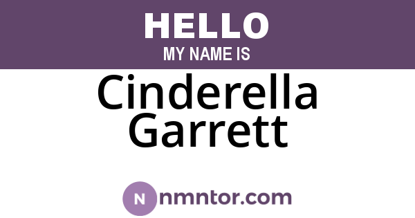 Cinderella Garrett