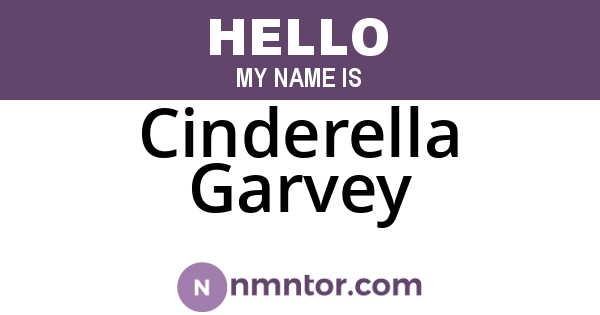 Cinderella Garvey