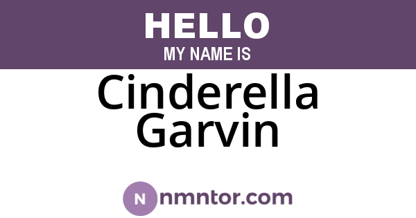 Cinderella Garvin