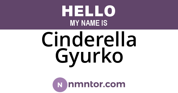 Cinderella Gyurko