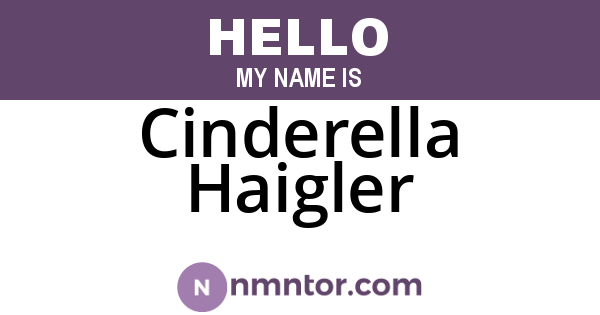 Cinderella Haigler
