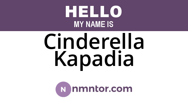 Cinderella Kapadia