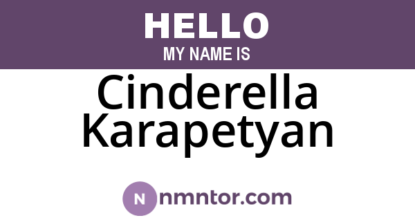 Cinderella Karapetyan