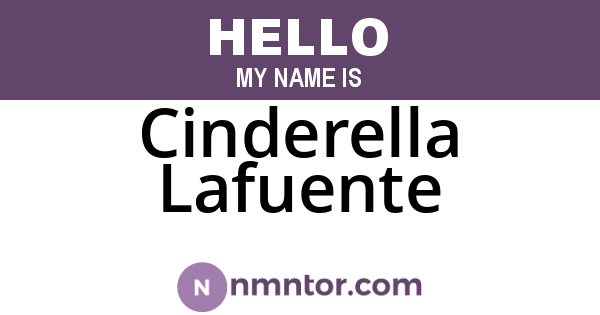 Cinderella Lafuente