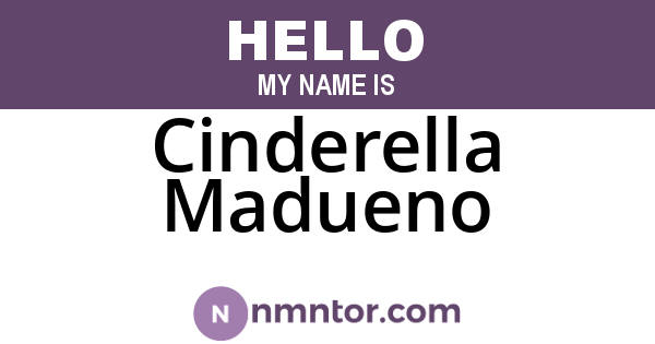 Cinderella Madueno