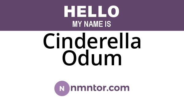 Cinderella Odum