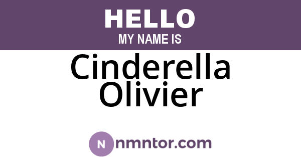 Cinderella Olivier