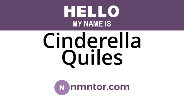 Cinderella Quiles