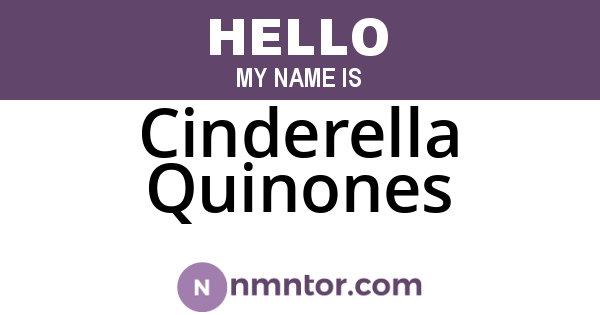 Cinderella Quinones