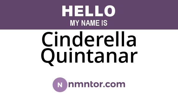 Cinderella Quintanar