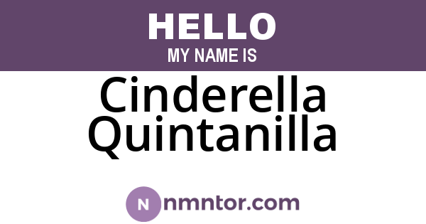 Cinderella Quintanilla