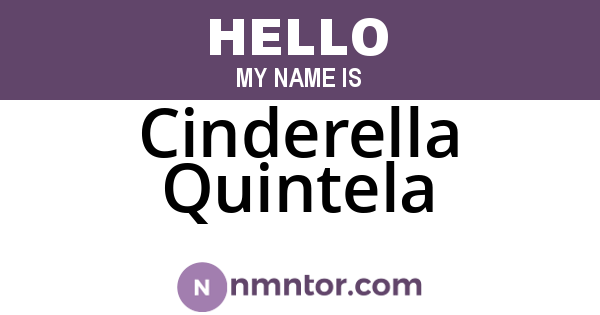 Cinderella Quintela