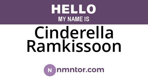 Cinderella Ramkissoon