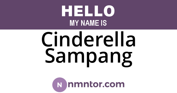 Cinderella Sampang